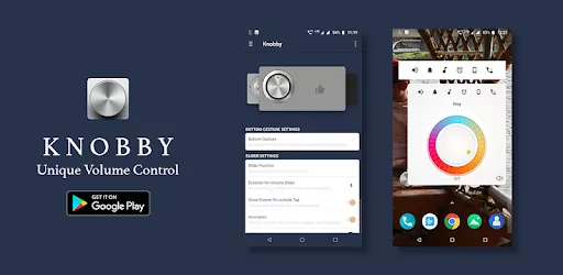 Knobby Volume Control - Unique Volume Widget App